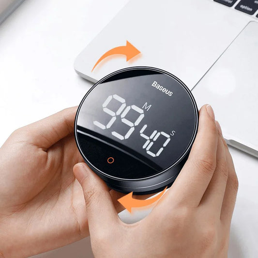 Baseus Magnetic Kitchen Digital Timer Cooking Shower Study Stopwatch