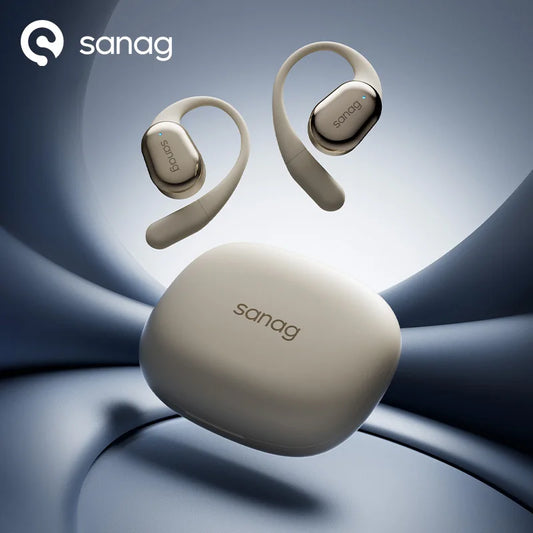 Sanag C16S Bluetooth 5.4 Wireless Headphones Open Ear OWS Earphones HiFi Sound Headset APP Control TWS Earbuds 8 Hours Playback