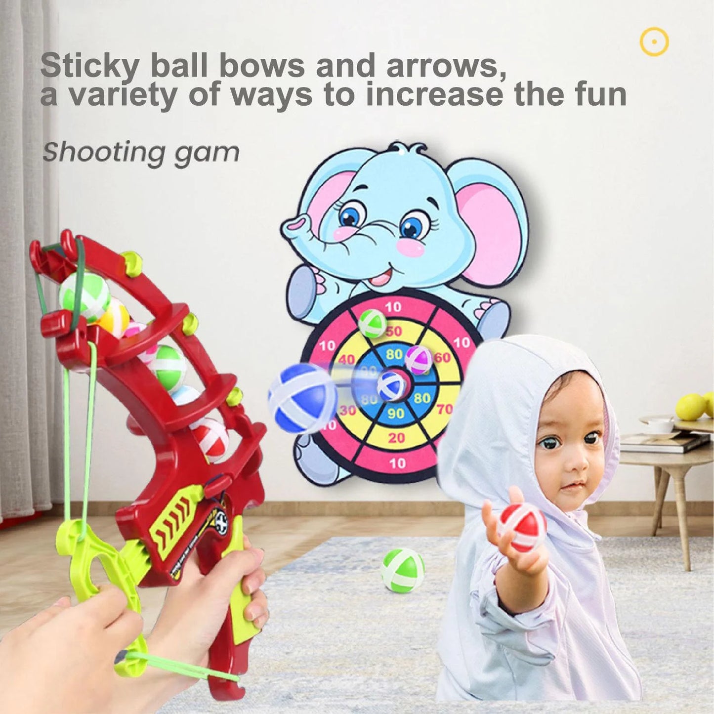 Sticky Ball Slingshot Game Toy