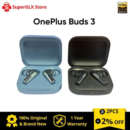 New Original Oneplus Buds 3 TWS Bluetooth 48dB Noise Cancellation Headphones
